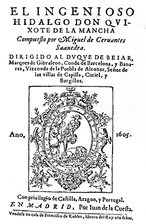 Portada del Quijote